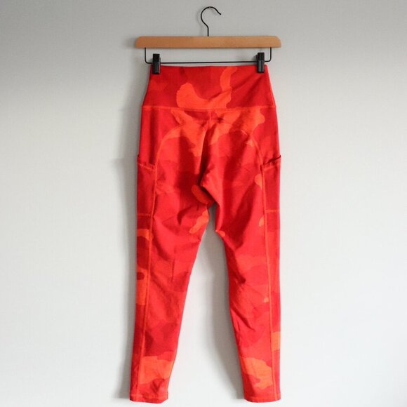 OFFLINE by Aerie The Hugger Women's M Orange High Rise Stretch Pocket Leggings - Picture 2 of 14